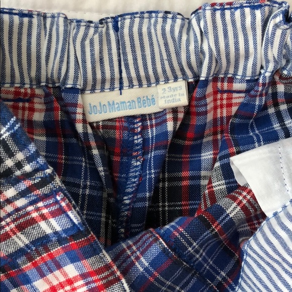 JoJo Maman Bébé Cargo Shorts and Matching Top - Picture 6 of 7